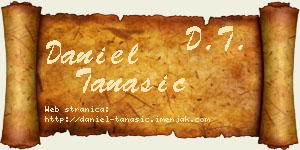 Daniel Tanasić vizit kartica